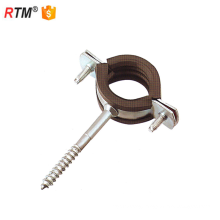 L 17 3 15 double pipe clamp with rubber 20mm width heavy duty pipe clamp